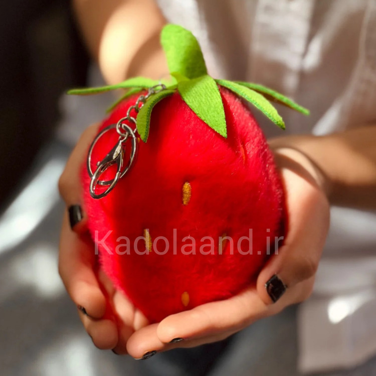 عروسک جاکلیدی و چارم بگ توت فرنگی