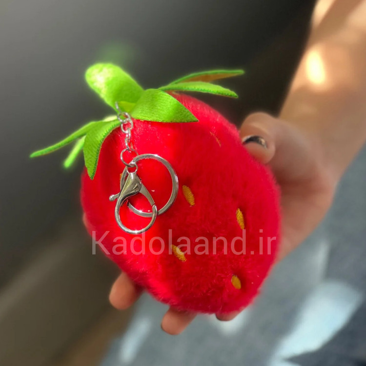 عروسک جاکلیدی و چارم بگ توت فرنگی